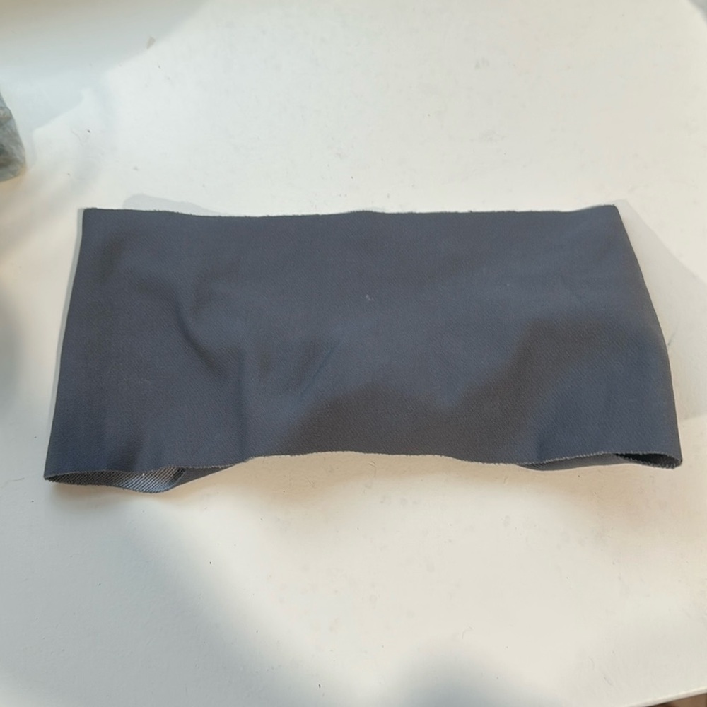 Bondiband headband sweatband for running walking - gray solid​